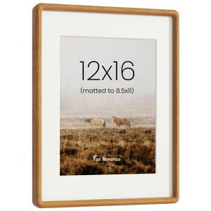 Fun Memories 12x16�C���` �z�� ��d�グ�ۊp �}�b�g�t�� �Ǌ|�� �u���^ ���p �ʐ^���� �|�X�^�[�t���[�� �K���V�j�A�E�}���`�t���[���� �M�������[�E�H�[�� �A�[�g�t���[��