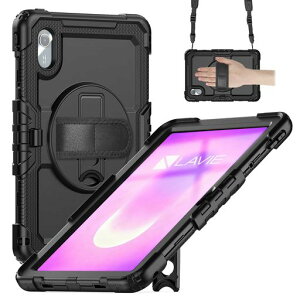 Aokil�Ή�ForLAVIETab11QHD311�^�P�[�XNECT11N(T1175/LAS/LACPC-TAB11Q02PC-T11S7LAS)�p�J�o�[PET�X�N���[���v���e�N�^�[������360°��]�X�^���h���|��