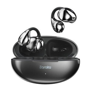 【音質至上主義・アクセ感覚のイヤーカフ型】Earaku(イアラク)SoundClipワイヤレスイヤホンオープンイヤーイヤホンイヤーカフ型超軽量耳を塞がない耳挟み式音漏れ無し骨伝導の革新DSP機能M…