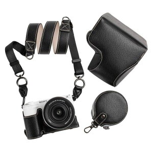 kinokoo for VLOGCAM ZV-E10 II �P�[�X�ASONY �~���[���X���J���� 16-50mm�����Y�Ή� ZV-E10M2 ��p �J�����P�[�X zv-e10 ii�p �J�����o�b�O Alpha ZV-E10 II�Ή� �ی�J�o�[