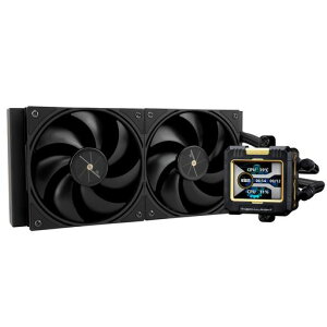 Thermalright FW 240 �u���b�N CPU �E�H�[�^�[ �N�[���[�A2000RPM �� 2 �� PWM �t�@���A�𑜓x 320*240 �� IPS LCD �X�N���[���A�t�� CPU �N�[���[�AAMD �p CPU PC Aio