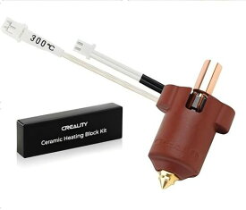 SURIEENセラミック加熱ブロックキットCrealityエンダー-3V3KEに適用オリジナルヒーターセンサー60Wセラミック加熱パワー高熱伝導率高速印刷が可能Creality3Dプリンター用高温耐性K1K1Max専用
