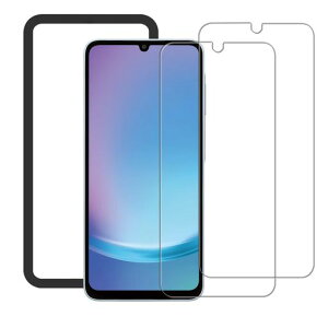 GalaxyA255G�p�K���X�t�B�����M�����N�V�[A25�Ή��ی�t�B���������K���X�K�C�h�g�t��2���Z�b�gSMPURFSPSGA25