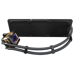 Thermalright FW 360 Black-360 mm AIO CPU�t�̗�p��A�𑜓x320*240��IPS LCD��ʁAAM 4/AM 5/Intel LGA 1700/1851�A�摜�p�́u2.4�C���`�v���C�z��LCD���-���ACPU�����
