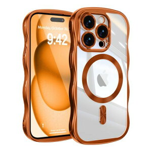 UEEBAI �Ή� iPhone 13 Pro �p�� �P�[�X ������ TPU �d�C���b�L ���H �E�F�[�u�f�U�C�� �X�}�z�P�[�X MagSafe�Ή� �N���A ���� �l�C ������� �P�[�X ���^ �y�� �ϏՌ� �d�t �g�^ �o���p�[ �X�}�z�c