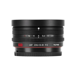 VILTROX AF 26mm F2.8 EVO FE �t���T�C�Y�Ή� Sony E�}�E���g�p ���^ �p���P�[�L�����Y ��130g �L�p�P�œ_�����Y