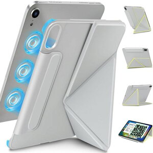【2025年新登場&マグネット吸着】WonziriPadmini7ケース(A17Pro2024第7世代)超薄型iPadmini6ケース(2021第6世代)磁気吸着式8.3インチ軽量エッジ保護横縦スタンド折りたたみ式