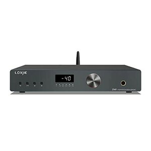 LOXJIE D40 DA�R���o�[�^�[ & �w�b�h�z���A���v ��̌^ �V�^DAC IC�uES9068AS�vx2����/Bluetooth 5.0�Ή�/MQA�E�n�C���]�EDSD�����S�Ή�/�����\�w�b�h�z���A���v �� ���� OTG USB DAC (�O���[)