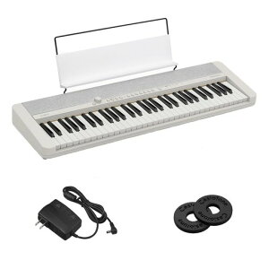 �J�V�I(CASIO)�d�q�L�[�{�[�hCasiotoneCT-S1WE(�z���C�g)�n���~���������p��61���ՃL�[�{�[�h���i�ʂȉ��F����y�Ɏ����^�щ\