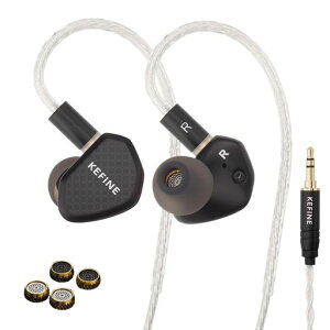 KEFINE Klean �L���C���z�� 10mm DLC�U������ IEM 2��ނ̌����������m�Y�� ���������_�C�J�X�g➑� 0.78mm 2Pin ���P�[�u���Ή� 108�c�⃁�b�L�P�[�u�� �Q�[�~���O�C���z�� ���ϋv�� Hi-Fi ���X�j�c