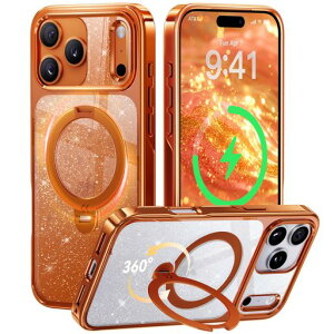 �y�����ʂ�㎿���E��_360°��]�zCASEKOO iPhone 17 Pro �p�P�[�X �L���L�� �N���A �ČR�K�i�ی� �t�B�b�g�� MagSafe�Ή� �ő�25W�}���[�d�Ή� ���c���� �p�x���� �������� �ϏՌ� ���ϋv�� ���b�c