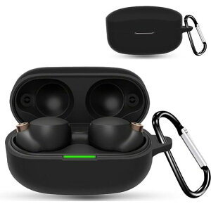 AIYYXX wf-1000xm4 �P�[�X �Ή� sony wf-1000xm4�t��V���R�� �P�[�X �\�j�[ �p �ی�P�[�X�����[�d�\ �ϏՌ��� �h���h�o �y�ʏ��^ �����h�~ �J���r�i�t�� sony wf-1000xm4�P�[�X (�u���b�N)