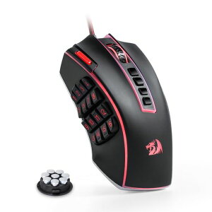 Redragon M990 MMO�Q�[�~���O�}�E�X�A32000 DPI�����x�L��RGB�Q�[�}�[�}�E�X�A23�v���O���}�u���{�^���A16�T�C�h�}�N���L�[�A�\�t�g�E�F�A�T�|�[�g�A�A���~�j�E���x�[�X�t��