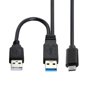 CYType-CUSB3.0PowerY�P�[�u���A�f���A��USB3.0�f�[�^&USB2.0PowerA�I�X-USB-CUSB3.0�P�[�u��SSDHDD�p�ǉ��d���t��
