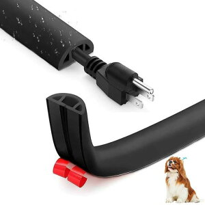 配線カバー配線モール配線隠しケーブルカバーPVC柔らかい難燃素材モール配線カバーケーブルカバー床燃えるのを防ぐコードカバー通気性絶縁粘着式コード隠し完璧なフィット感両面テー…