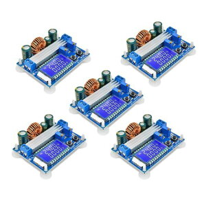 DiyStudio5���~���R���o�[�^�������~���{�[�hDC5.5-30V12VtoDC0.5-30V5v24v�����\�Ȓ�d���d���X�e�b�v�A�b�v�d�����M�����[�^4A35W�d�����W���[���f�W�^��LCD�f�B�X�v���C