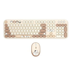 OUSEITECH �u���[�J���t�� �L�[�{�[�h�}�E�X�Z�b�g ���� �ی^ �L�[�L���b�v �t���T�C�Y �^�C�v���C�^�[�L�[�{�[�h 104�L�[ �I�t�B�X�p �e���L�[�t�� ���� 2.4G���V�[�o�[ PC/�m�[�gPC�ɑΉ� �c