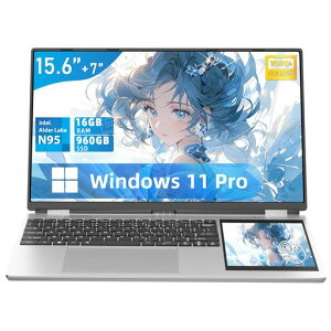 15.6�C���`1920*1080IPS&+7�C���`�^�b�`�X�N���[���m�[�g�p�\�R���yMSOffice2019/Win11Pro�z12����CeleronN95�ő�3.4Ghz/������:DDR416GB/SSD:960GB
