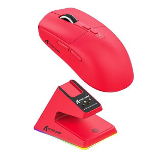MAMBASNAKE x ATTACK SHARK X6 ���� �Q�[�~���O�}�E�X ���y�� 49g PAW3395 �}�O�l�b�gRGB�[�d�X�^���h ��