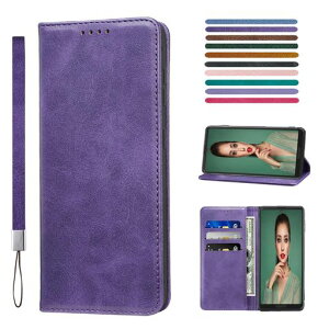 Xperia10VIIケース手帳型高質PUレザーXperia10VIIカバーケース耐衝撃内蔵マグネット開閉式エクスペリア10VIIケースベルトなしスマホケースおしゃれカードポケットスタンド機能便利