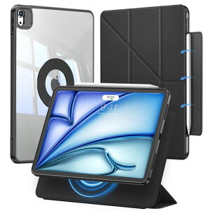 iPad Air 13�C���` �P�[�X M4/M3/M2�Ή�(2026/2025/2024)iPad Pro 12.9�C���` ��p�J�o�[ ��6/5/4����(2022/2021/2020)���C��&���E�� �܂�X�^���h�P�[�X �Ռ��ی� ���u&�c�u�p�x�����\