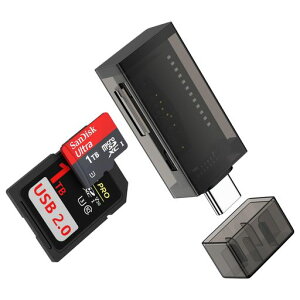 type-c�J�[�h���[�_�[SD�J�[�h���[�_�[2in1SDTF�J�����A�_�v�^USB3.00TG�@�\�ݒ�s�v�o���������f�[�^�]���ʐ^/�r�f�I/�t�@�C��SD/TF�J�[�h���Ή�i-Phone17/i-Pad