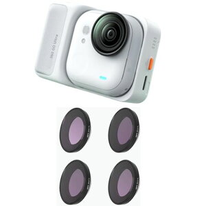 Insta360 Go Ultra �p �t�B���^�[ �����Y�t�B���^�[�L�b�g ���w�K���X �����ߗ� ���w�R�[�e�B���O �h�� ���h�~ �h�o �ϖ� �I�[�����E���h�ȕی� �ǉ������Y (ND-PL 8 16 32 64)