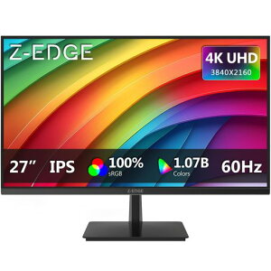 ZZ-Edge(�[���G�b�W)4K���j�^�[27�^IPSUHD(3840x2160)HDR10AMDFreeSync�Ή�����򒴔��^HDMIDP�t���b�J�[�t���[VESA�Ή�����2�N�ۏ�(�v�o�^)U27P4K�u���b�N