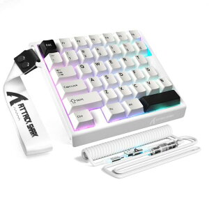 ATTACK SHARK M36 HE �Ў�L�[�{�[�h�Q�[�~���O �L�� ����f�o�C�X ���s�b�h�g���K�[ 8000Hz�|�[�����O���[�g F�L�[�擋��