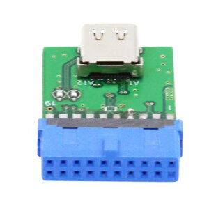 Cablecc USB 3.1 �^�C�v C USB-C ���X �V���O�� �|�[�g���� 5Gbps USB 3.0 19pin 20pin �}�U�[�{�[�h �w�b�_�[ �A�_�v�^�[ PCBA