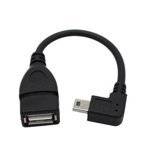 ViViSunUSBmini�ϊ��P�[�u��USB(miniB)�I�X-USB(A)���X90°L�^�����ϊ��P�[�u��OTG���\�t������480Mbps�̃f�[�^�]���������[�h(0.25M�EL)
