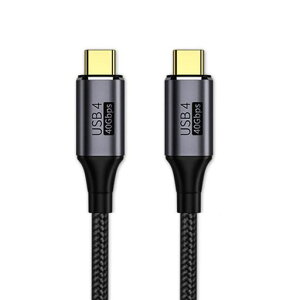 NFHK USB4�P�[�u�� 40Gbps 100W�[�d 8K@60Hz 5K@60Hz USB4.0 Thunderbolt3/4 30cm�Ή�