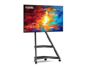 FITUEYES DESIGN �e���r�X�^���h �L���X�^�[�t�� �Ǌ� 32 43 50 55 60 65�C���`�Ή� ���[�^�C�v �R�[�i�[�e���r�� �P�[�u���Ǘ� �ړ��� �f�U�C�� �������� ��U�� �C���e���A ���萫 �G�b�t�F���c