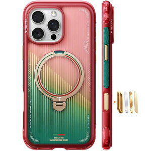 TORRAS �|���g�K����\�T�b�J�[�`�[�� iPhone 16 Pro �p �P�[�X�y�G�A�o�b�O �����ی�E�ČR MIL�K�i �zOstand Q3 Air MagSafe�Ή� �����O 360°�}�O�l�b�g�X�^���h �c�����Ή� �}�O�l�b�g���� �ϏՌ� �c