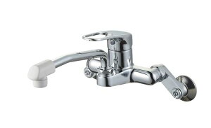 SANEI(サンエイ)キッチン用シングル混合栓上向きパイプ断熱キャップ付きK27CD-13