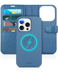 TUCCHiPhone15Pro�Ή��P�[�X�蒠�^2in1������iPhone15�v���P�[�X�蒠�^���O���\2way�Ռ��z���S�ʕی�J�[�h���[[RFID�u���b�L���O]���u���X�^���h�@�\����PU����A�C�t�H�[��15