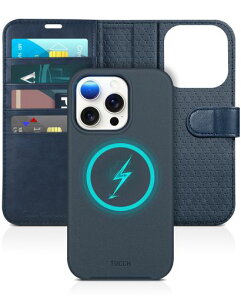 TUCCHiPhone15Pro�Ή��P�[�X�蒠�^2in1������iPhone15�v���P�[�X�蒠�^���O���\2way����PU����Ռ��z���S�ʕی�J�[�h���[[RFID�u���b�L���O]���u���X�^���h�@�\�A�C�t�H��15