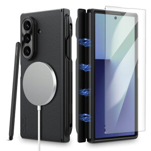 Nillkin�y�y���t���zGalaxyZfold7�Ή��P�[�X�����K���X�t�B�����t���q���W�ی�ϏՌ����C�����X�[�d�Ή��}�O�l�b�g�z���M�����N�V�[ZFold7�P�[�X�J�o�[���菝�h�~���^�㎿�r�W�l�X�ɍœK(�u�c