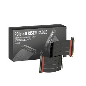 LINKUP - AVA5�A�[�}�[PCIE 5.0 ���C�U�[�P�[�u�� | RTX5090 RX9070 GPU�ɑΉ� | x16 128GB/s���x | PCIe 4.0 & WRX80/WRX90E�ƌ݊������� | ���p �u���b�N 40cm(�S��