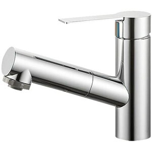 SANEI(旧社名:三栄水栓製作所)洗面用シングルスプレー混合栓引き出し式ホースシャワ切替え日本製K37531JV-13