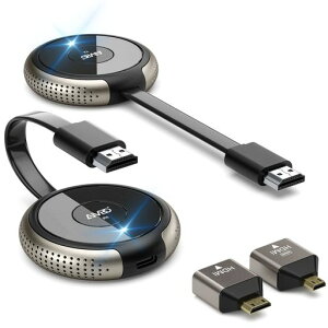 AIMIBO���C�����XHDMI ����M�@�Z�b�g 1080P/5Ghz����x�� ���擯�� �~���[&�g�����[�h���� Mini/Micro HDMI�ϊ��[�q�t�� �e���r/PC/Mac/Window/�J����/�Ď��J�����ȂǑΉ��y���{�Z�K�F�؎擾�z