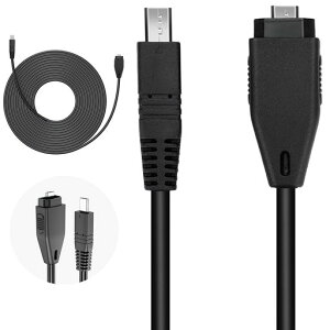 JJC 8m�����ySony VMC-MM1�����}���`�P�[�u�� �z�\�j�[ RX10 V DSC-RX10M5 �Ή� Multi�}���`�[�q�ڑ��P�[�u�� �����R���P�[�u�� �J���������R���ڑ��P�[�u�� �\�j�[ RM-VPR1 VCT-VPR1�����[�g�R�}���_�[