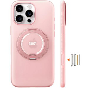 TORRAS iPhone 16 Pro �p �P�[�X �J�����R���g���[���{�^���t���y���ăg�L���L�^�C���E���@�\360�x��]�X�^���h�z�c�����Ή� �}�O�l�b�g���� MagSafe�Ή� �ϏՌ� �����O �w��h�~ ���ϖh�~ �}�O�c