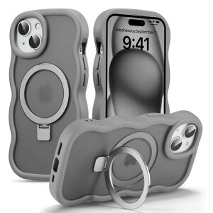 UEEBAI�Ή�iPhone14Plus/15Plus�p�̃P�[�X������TPU�E�F�[�u�f�U�C���X�}�z�P�[�X�����l�C�������P�[�XMagsafe�Ή����c�������^�y�ʃ}�O�l�b�g���ڔg�^�o���p�[�X�}�z�P�[�X-
