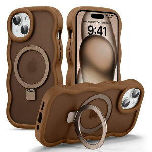 UEEBAI�Ή�iPhone14Plus/15Plus�p�̃P�[�X������TPU�E�F�[�u�f�U�C���X�}�z�P�[�X�����l�C�������P�[�XMagsafe�Ή����c�������^�y�ʃ}�O�l�b�g���ڔg�^�o���p�[�X�}�z�P�[�X-