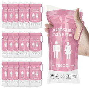 FFOGG簡易トイレ災害用携帯トイレ車災害用男女兼用750cc高速車酔い嘔吐旅行長距離ドライブエチケット袋18個入り