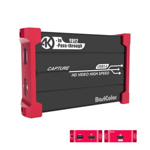 BasicolorLv`[{[hSwitchΉ1080P60FPSfErfILv`[4K30FPSpXX[USB3.0`YUY2񈳏krfIt[hCo[sve퓮zMT[rXΉSwitchPS5PS4