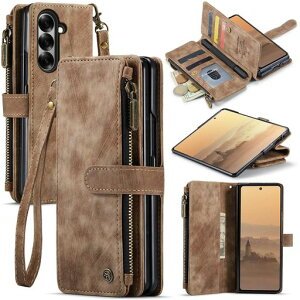 SeGinn Galaxy Z Fold7 �Ή� �P�[�X �蒠�^ �J�o�[ PU���U�[ �����z�f�U�C�� �X�^���h�@�\�t�� ���C�o�b�N���t�� �J�[�h���[ �R�C�����[ �M�����N�V�[Z�t�H�[���h7 �P�[�X �蒠�^ ��e�ʍ��z�^ �c