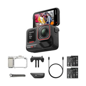 Insta360 Ace Pro 2 - �f���A���o�b�e���[ ���C�J�Ƃ̋����J���ɂ��h���d�l��8K�A�N�V�����J�����B1/1.3�C���`�Z���T�[�A�f���A��AI�`�b�v �Ï����\ �I�[�f�B�I�A�t���b�v���X�N���[��&AI�ҏW�c