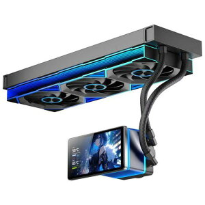 Jungle Leopard Pro Flow 360 ��̌^ CPU ����N�[���[|5.5 �C���`���C�z�����t���f�B�X�v���C����|���⎮ CPU ���M��|360mm ARGB �����~���[�p�l���A2000RPM PWM �t�@��|�ᑛ�� 30DBA